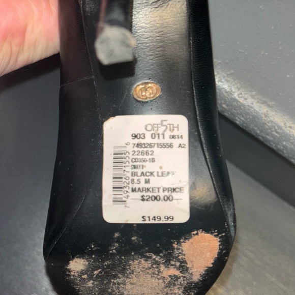 Charles David heals authentic soft leather Size US 8.5 - Picture 4 of 6